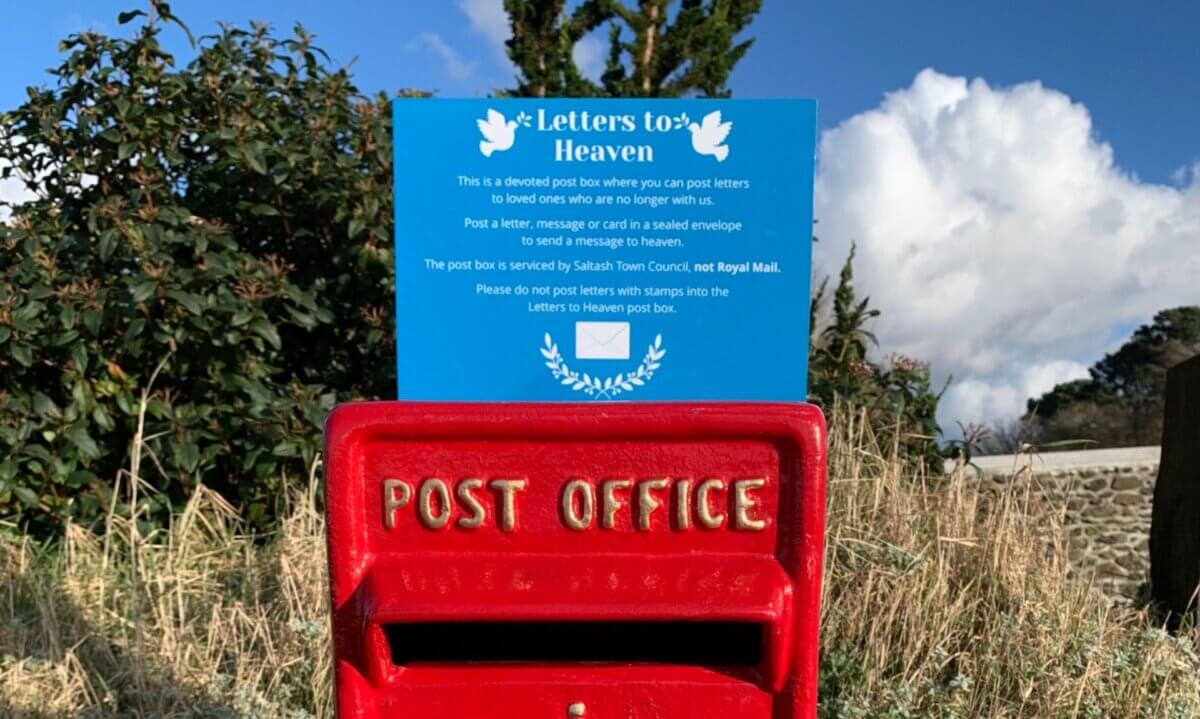 Saltash Roc Post Saltash Town Council Installs Post Box at Churchtown Cemetery for ...