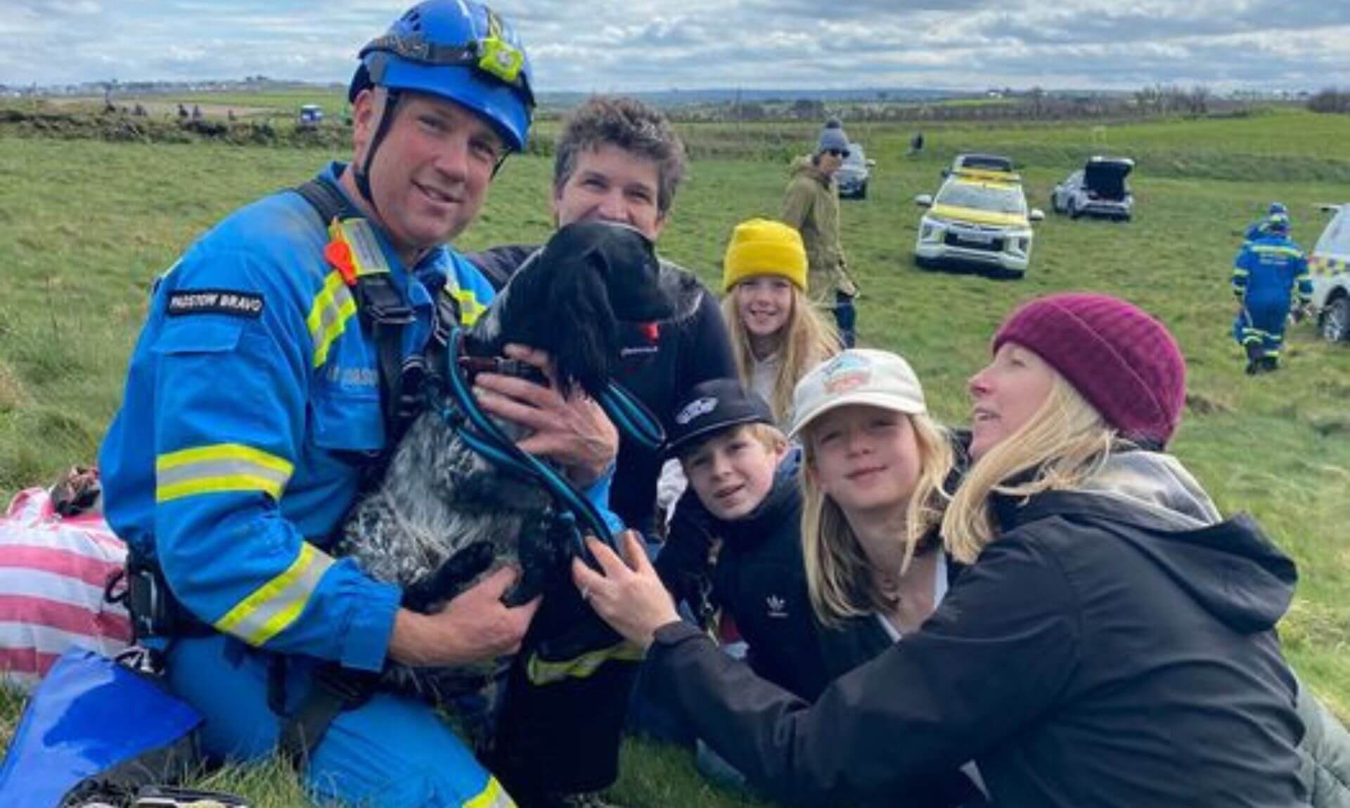 A Fortunate Easter Rescue Spaniel Saved From Cliff At Mother Ivey s 