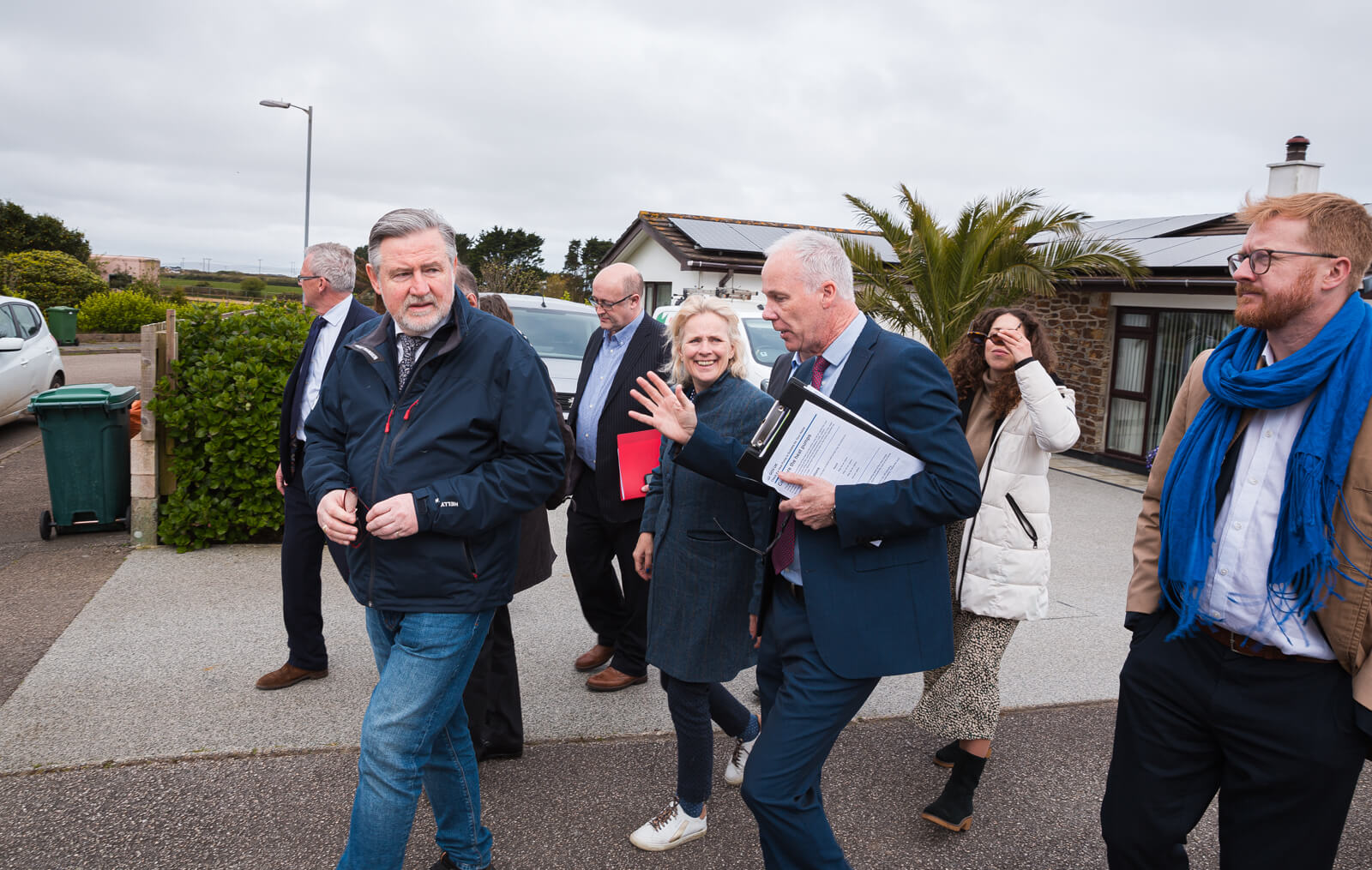 John and Robert Weedon led the visit
