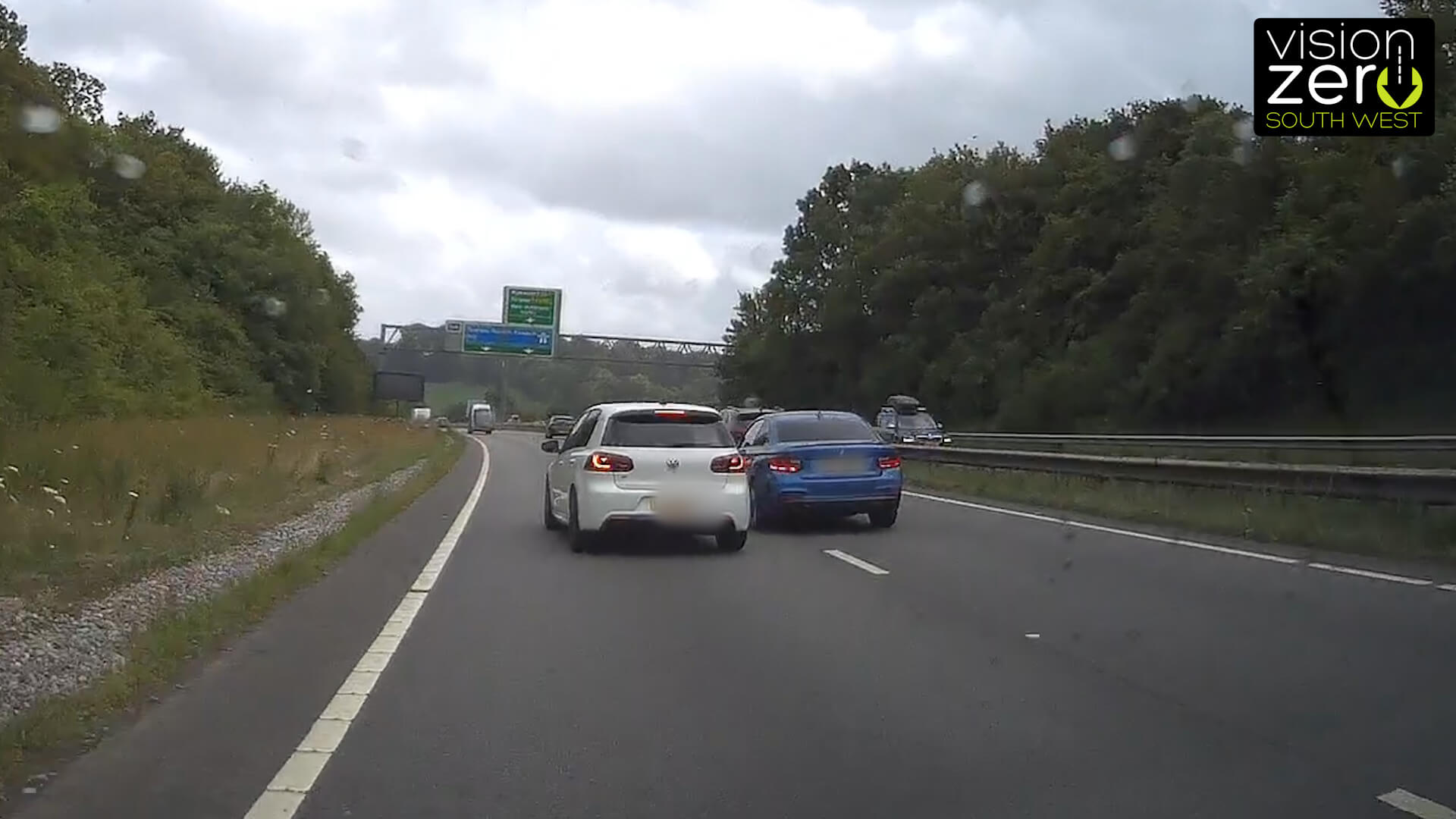 A still image from dashcam footage submitted to Op Snap (2)