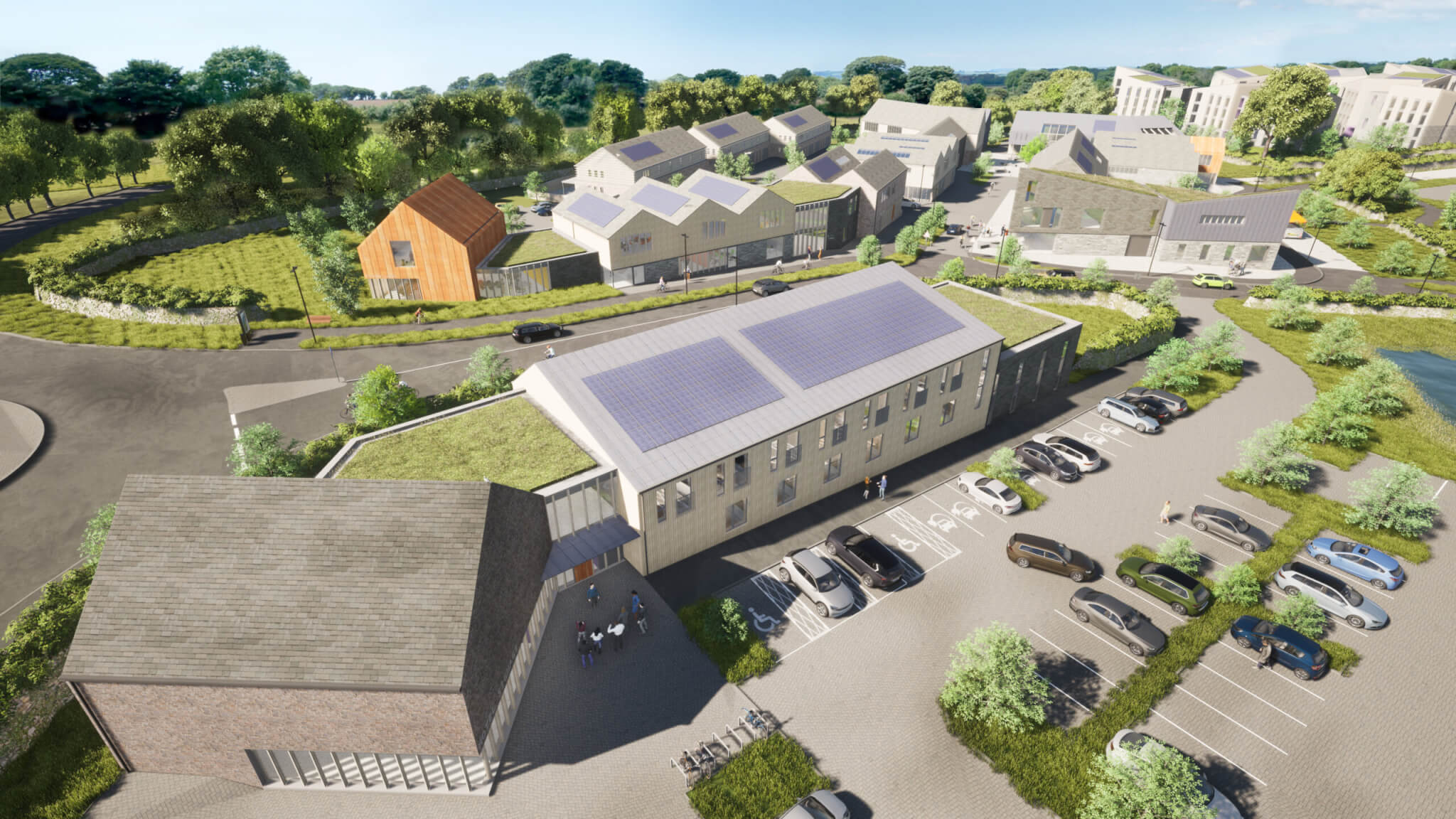 Halo Village – Verto – Aerial Perspective
