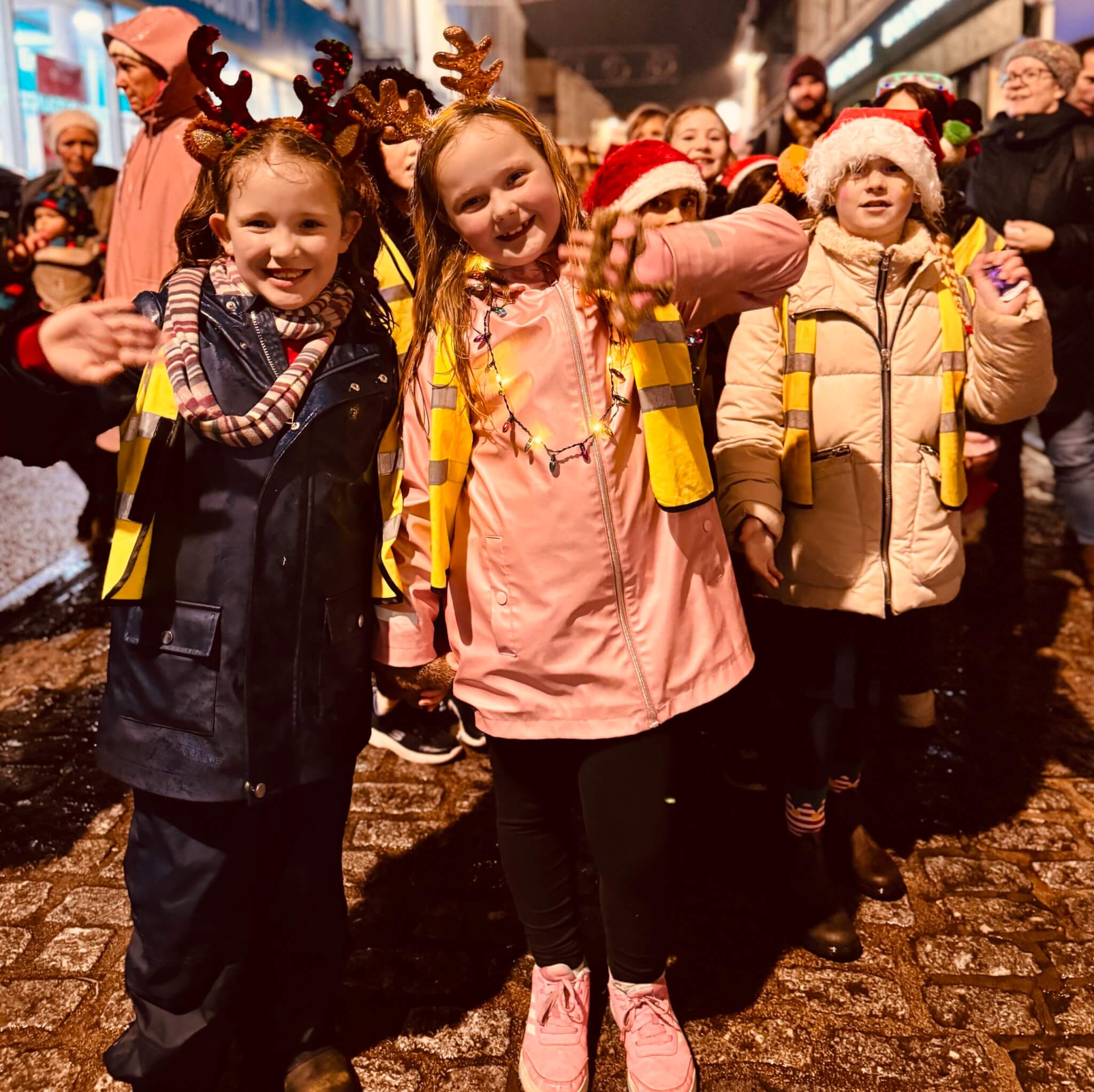 Enjoying the parade
