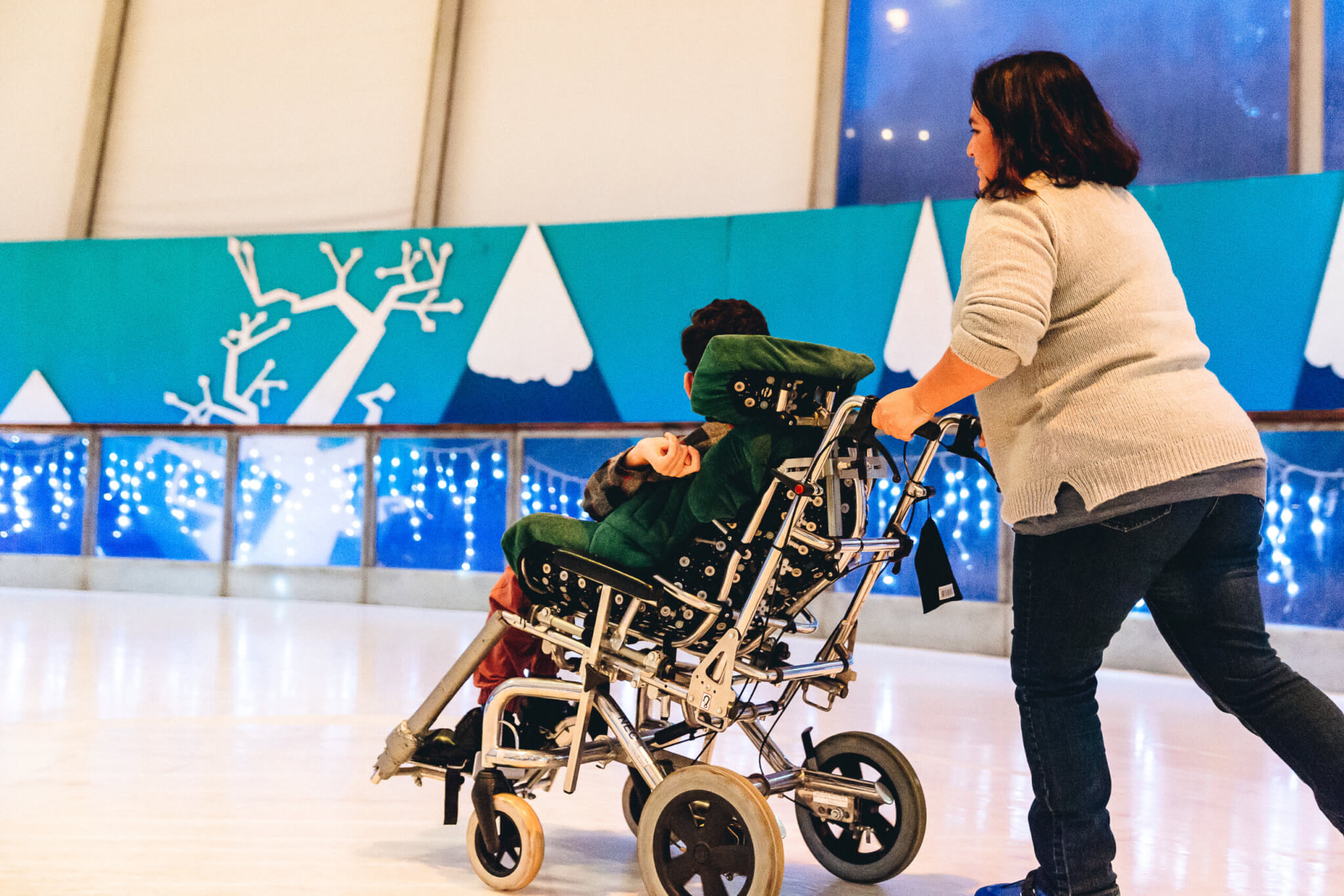 Ice skating – wheelchair