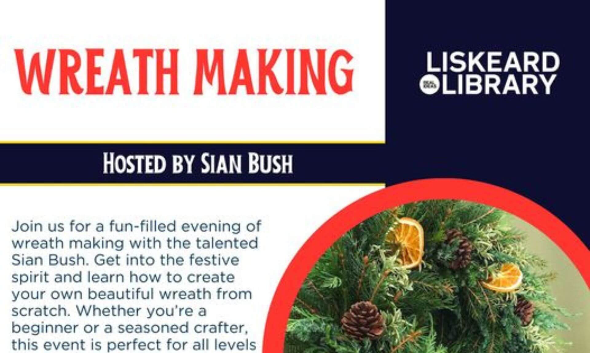 Wreath Making Liskeard Library