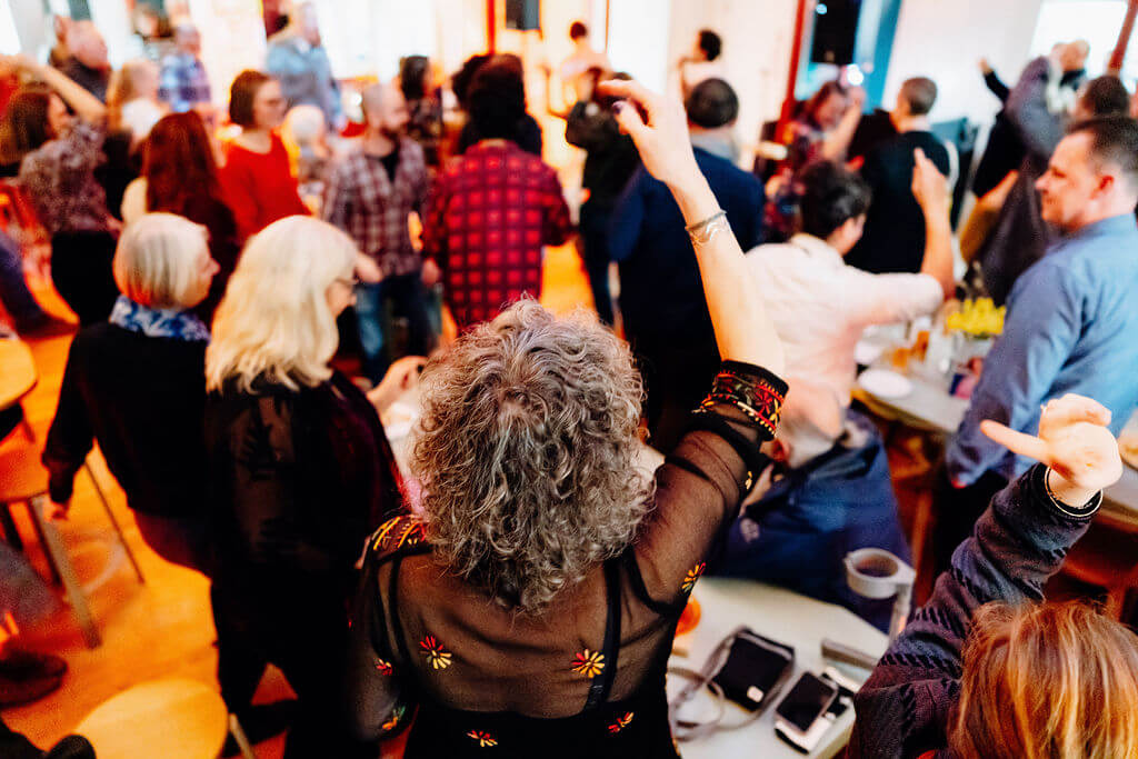 6 – Guests enjoyed an evening of food and celebration