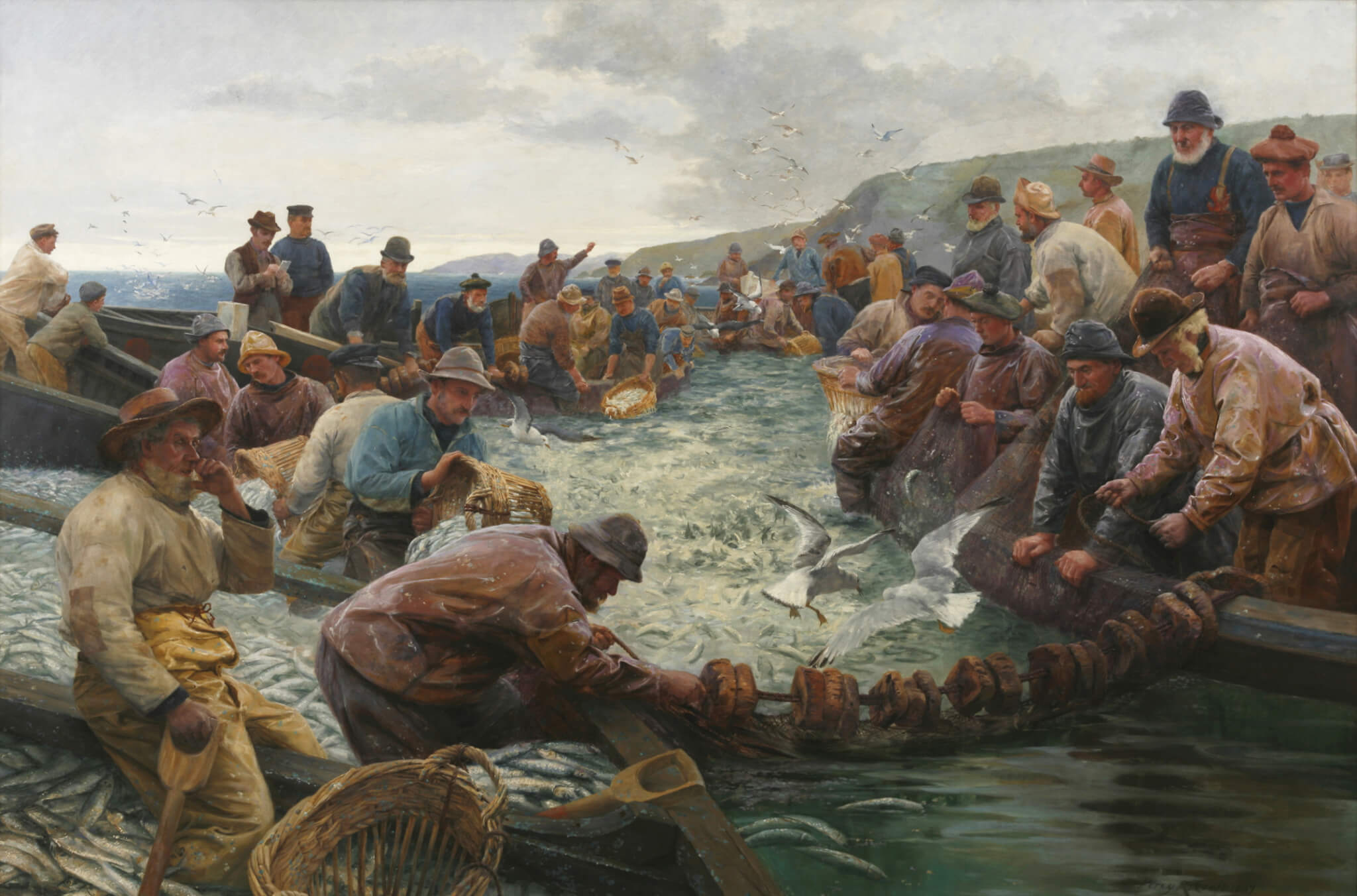 Craft, Percy – Tucking a School of Pilchards