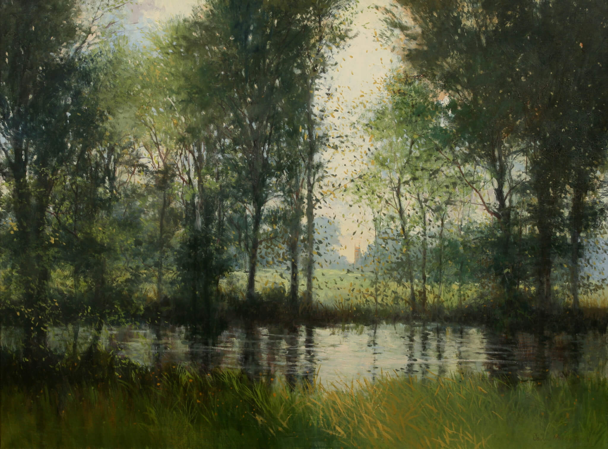Miller, John – Church Beyond the Trees