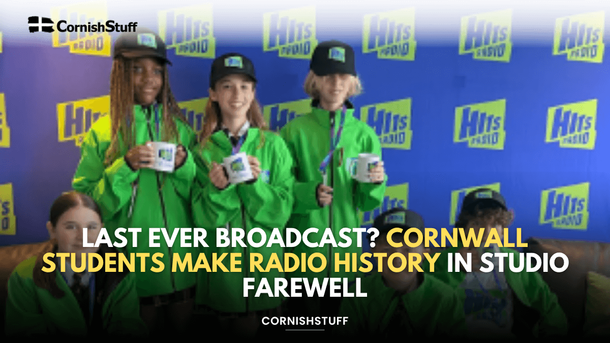 Last Ever Broadcast? Cornwall Students Make Radio History in Studio ...