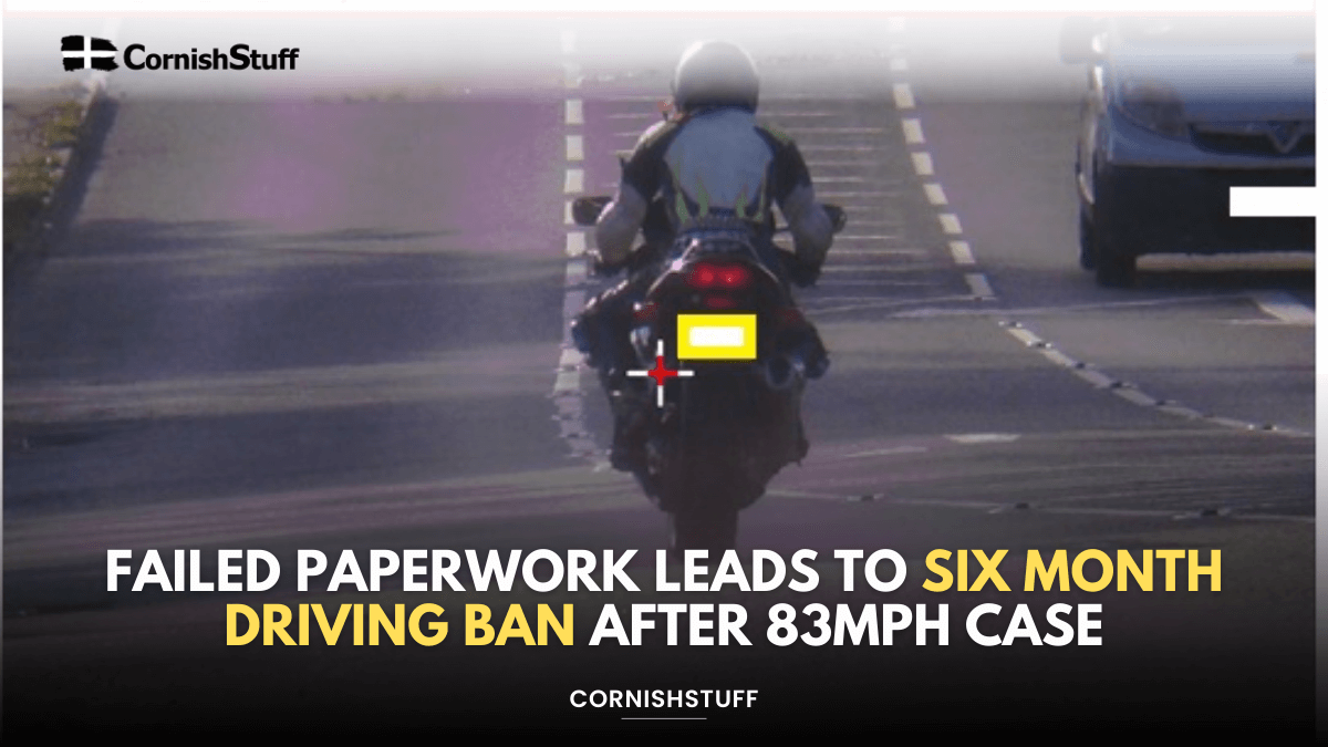 Paperwork Fail Failed Paperwork Leads to Six Month Driving Ban After 83mph Case ...