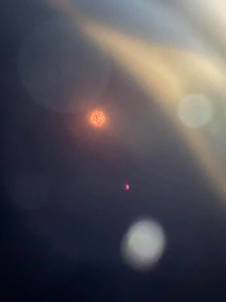 Partial solar eclipse over Cornwall, photographed by Gem Buck
