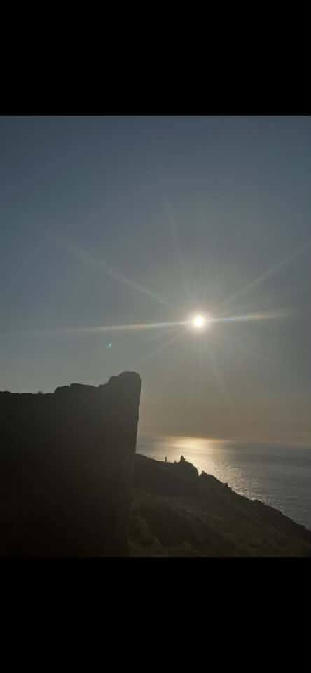 Partial solar eclipse over Cornwall, photographed by Lisa Rob Gall