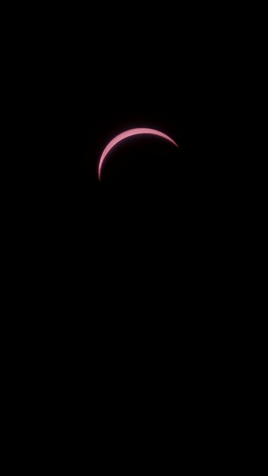 Partial solar eclipse over Cornwall, photographed by Ruth Jayne