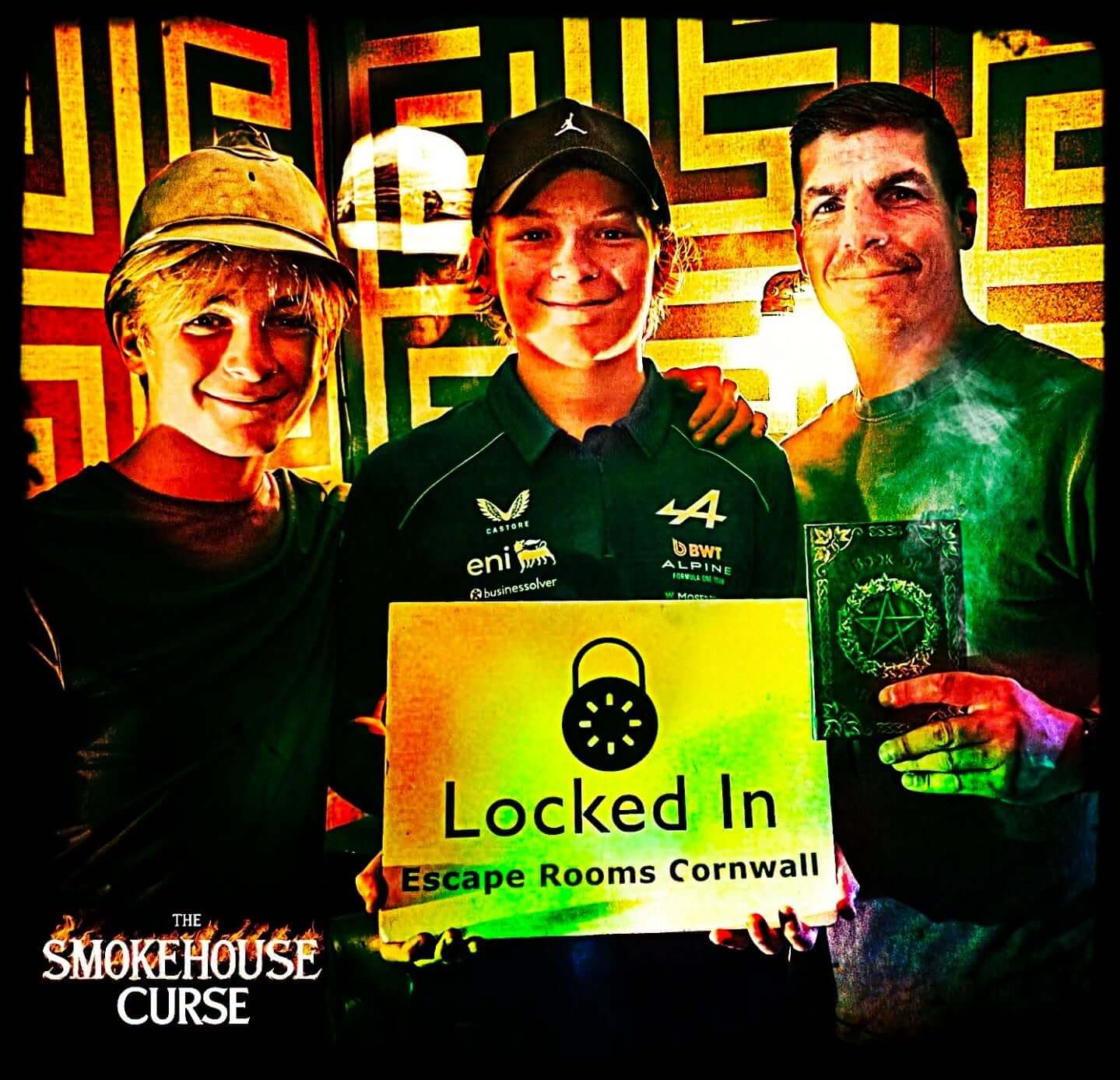 Players in an escape room at Locked In Escape Rooms Cornwall in Camborne