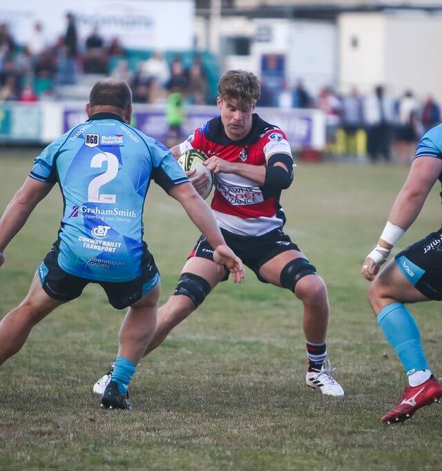 Penzance and Newlyn captain Stan Somers weighs up his options with the ball