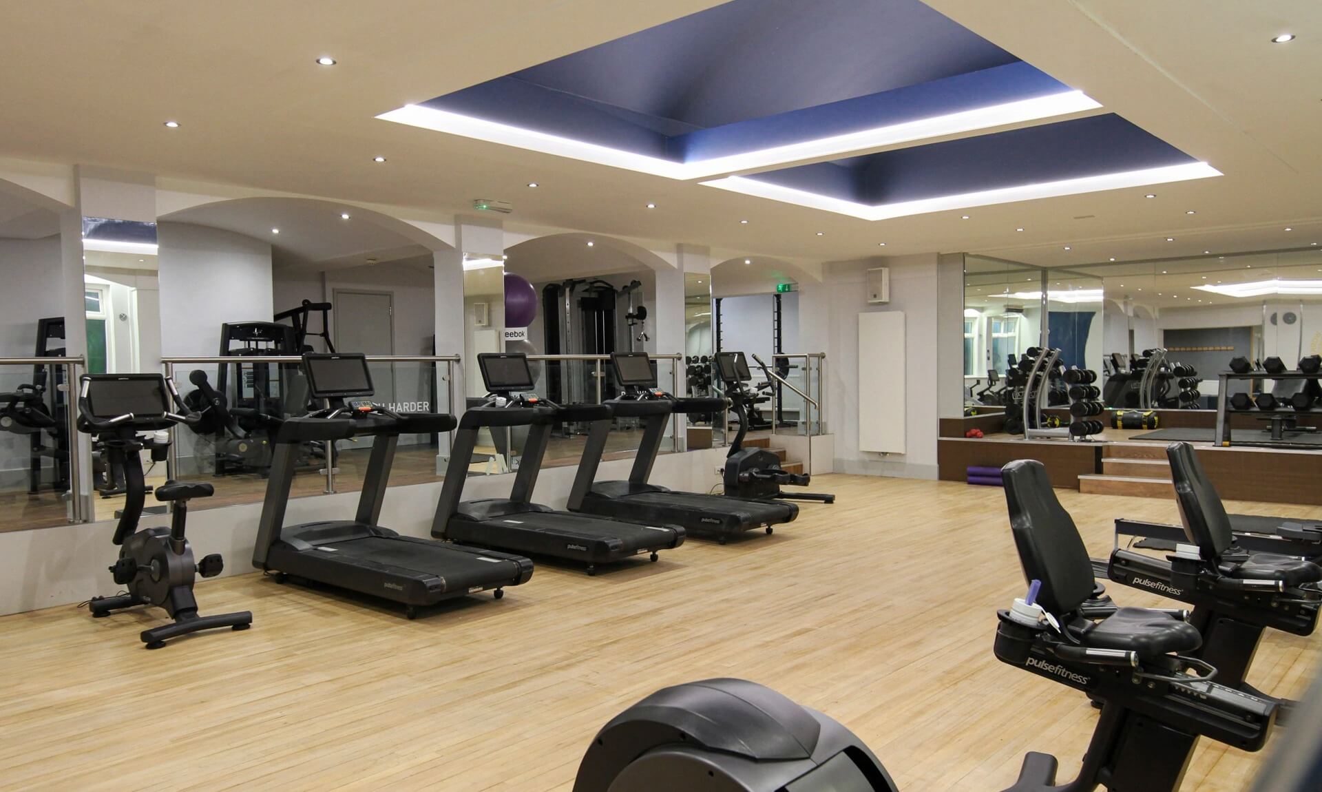 The upgraded fitness suite at Fistral Beach Hotel in Newquay