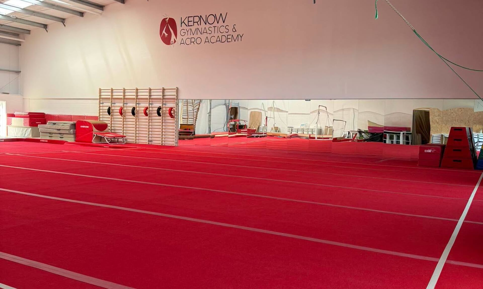 Inside the new Kernow Gymnastics and Acro Academy facility in Indian Queens