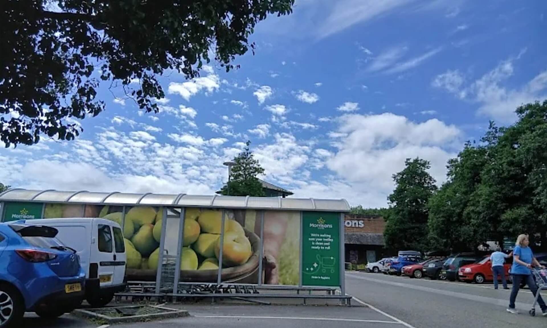 Morrisons supermarket car park in Liskeard