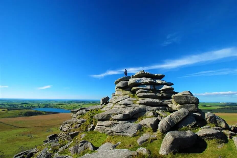 The summit of Rough Tor on Bodmin Moor