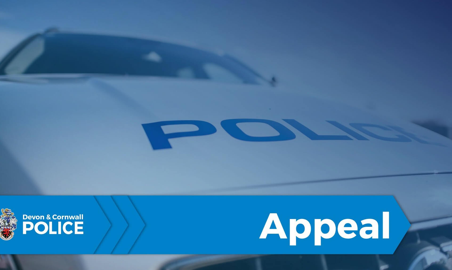 Devon and Cornwall Police appeal graphic
