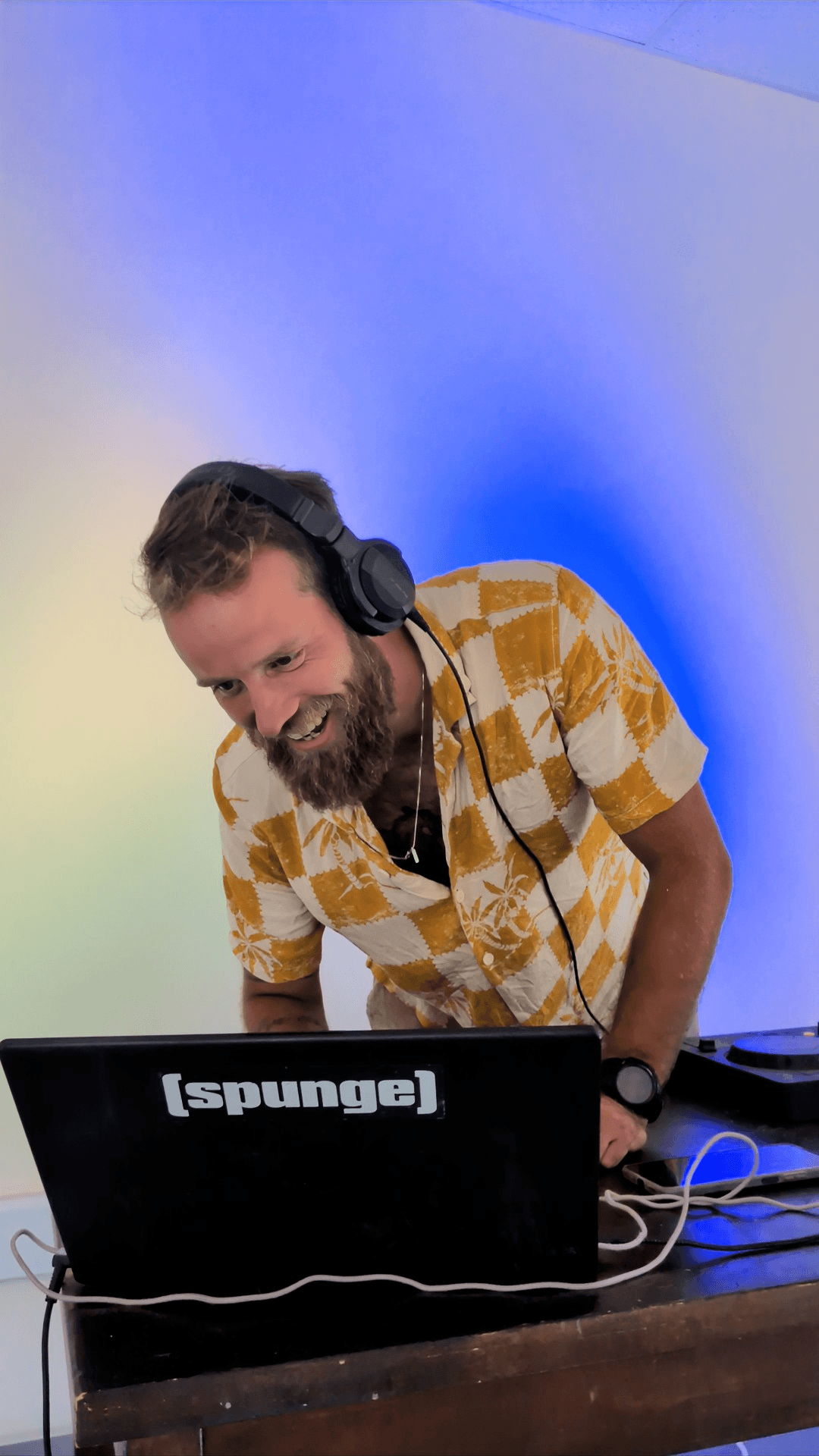 DJ Ross Wez providing entertainment at the Active8 celebration