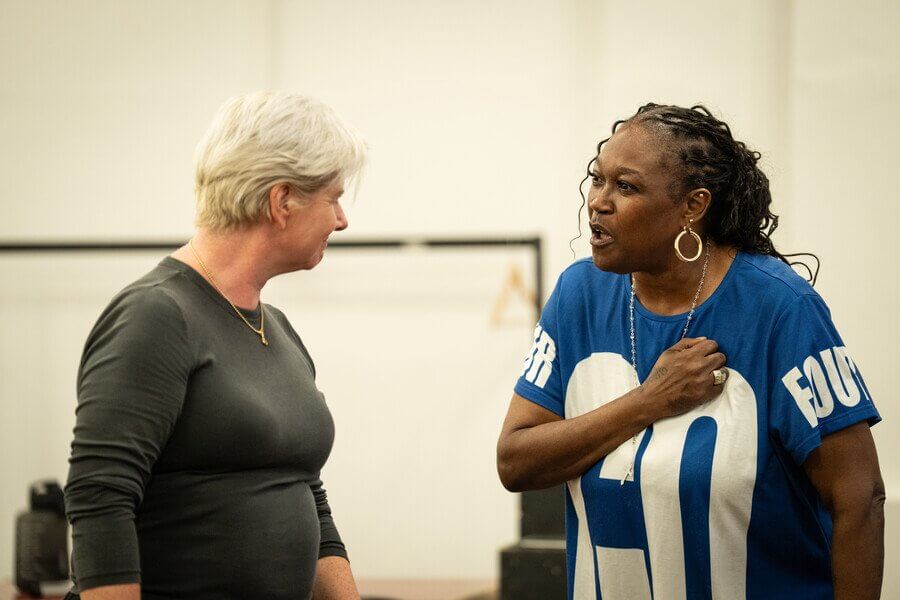 RSC First Encounters Julius Caesar rehearsal
