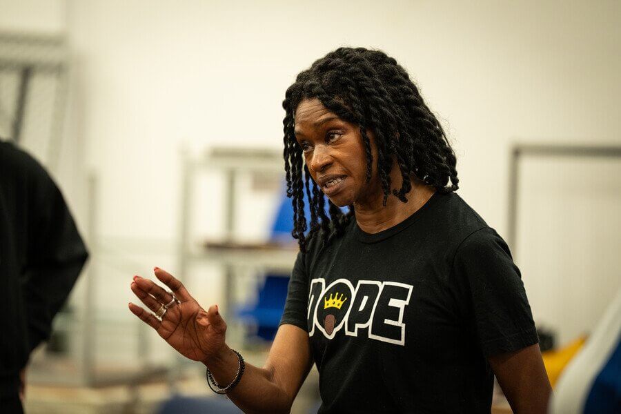 RSC First Encounters Julius Caesar rehearsal