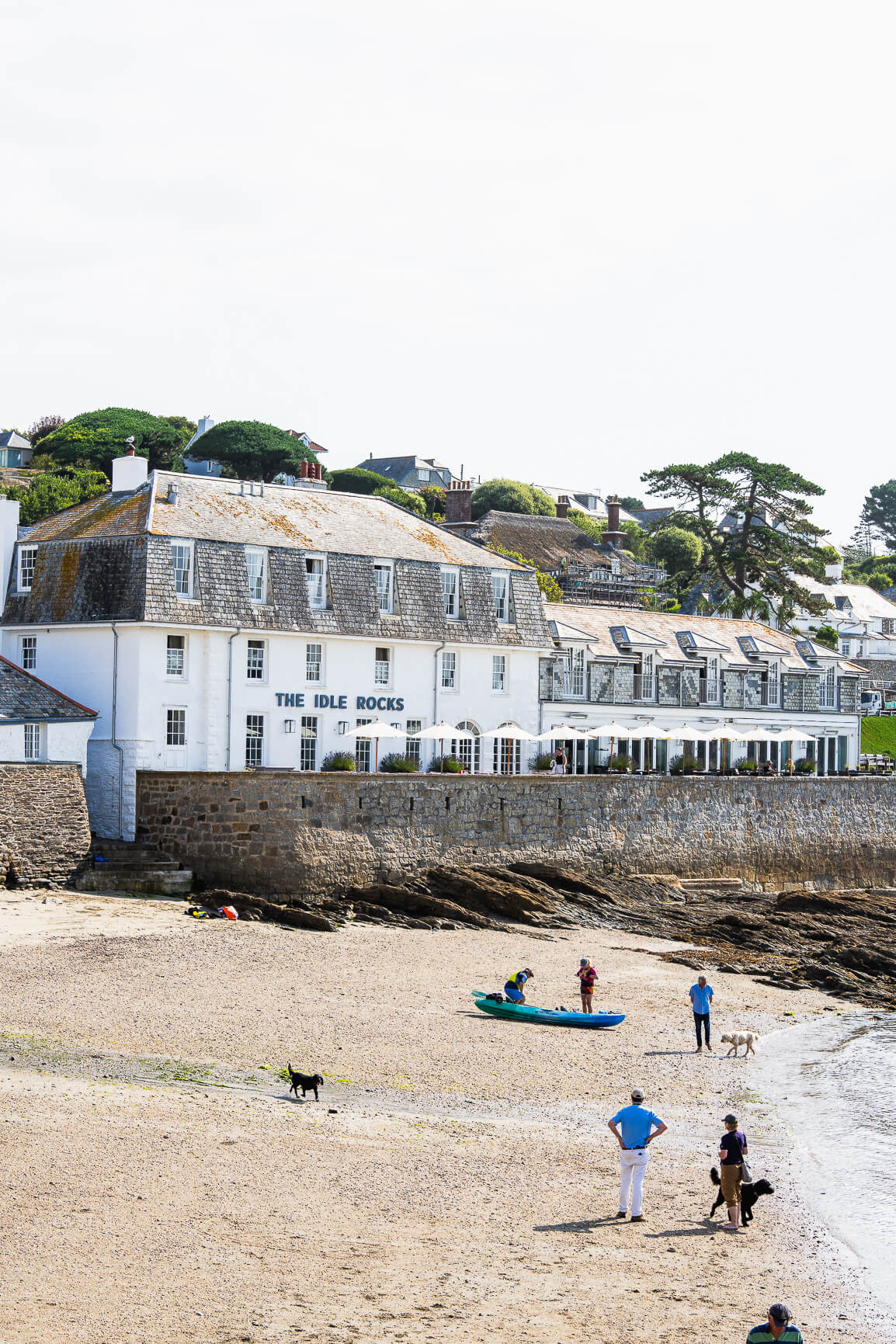 The Idle Rocks seen from St Mawes beach