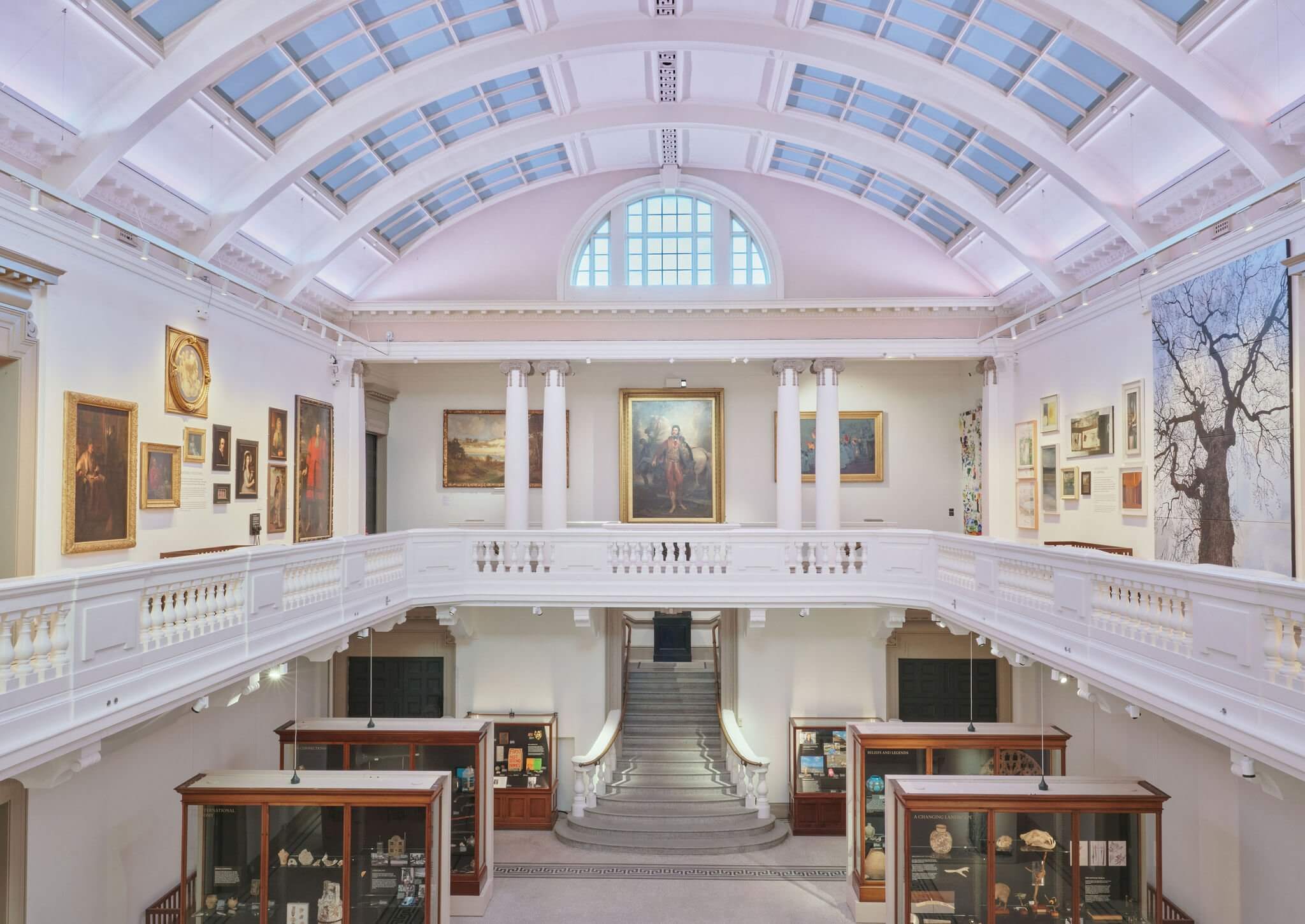 Main gallery at Cornwall Museum and Art Gallery in Truro