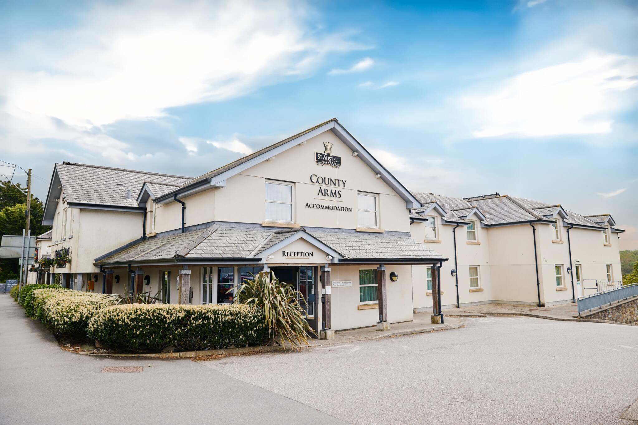 The County Arms pub and accommodation in Truro