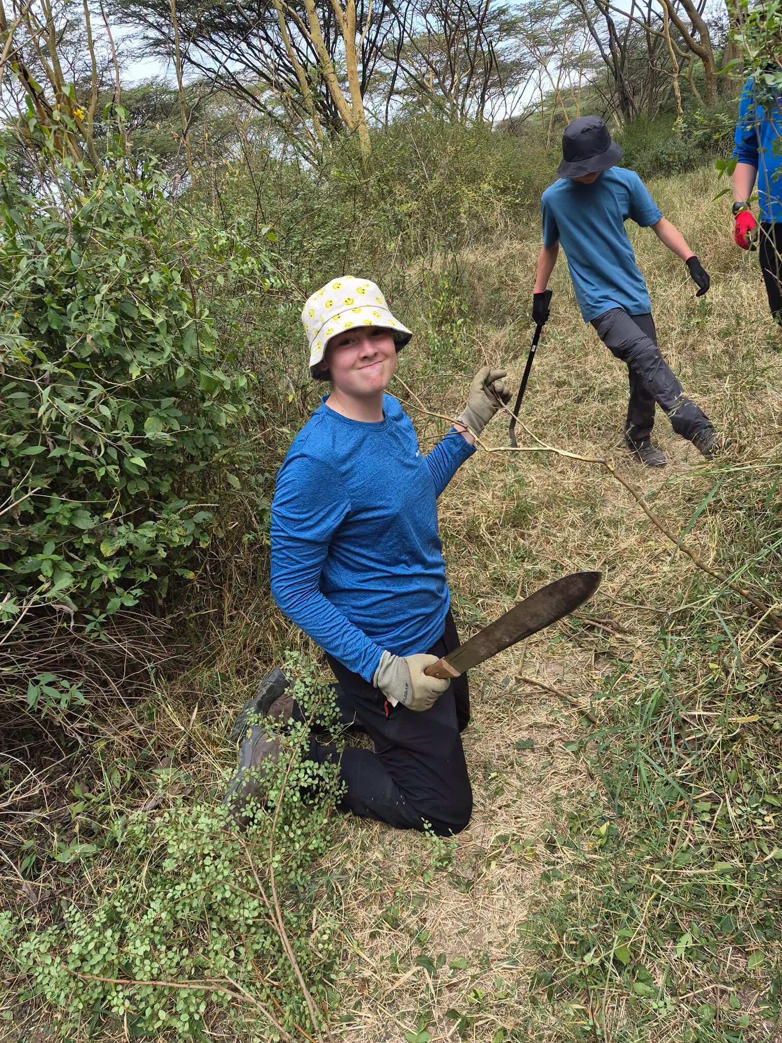 Hard at work in Kenya