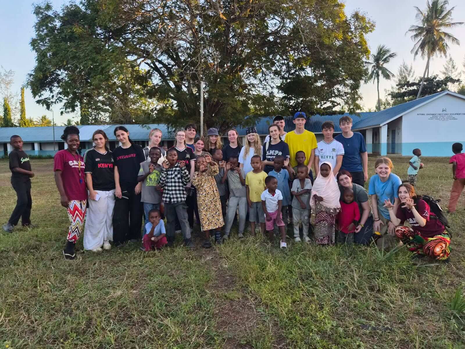 Pool students make new friends in Kenya