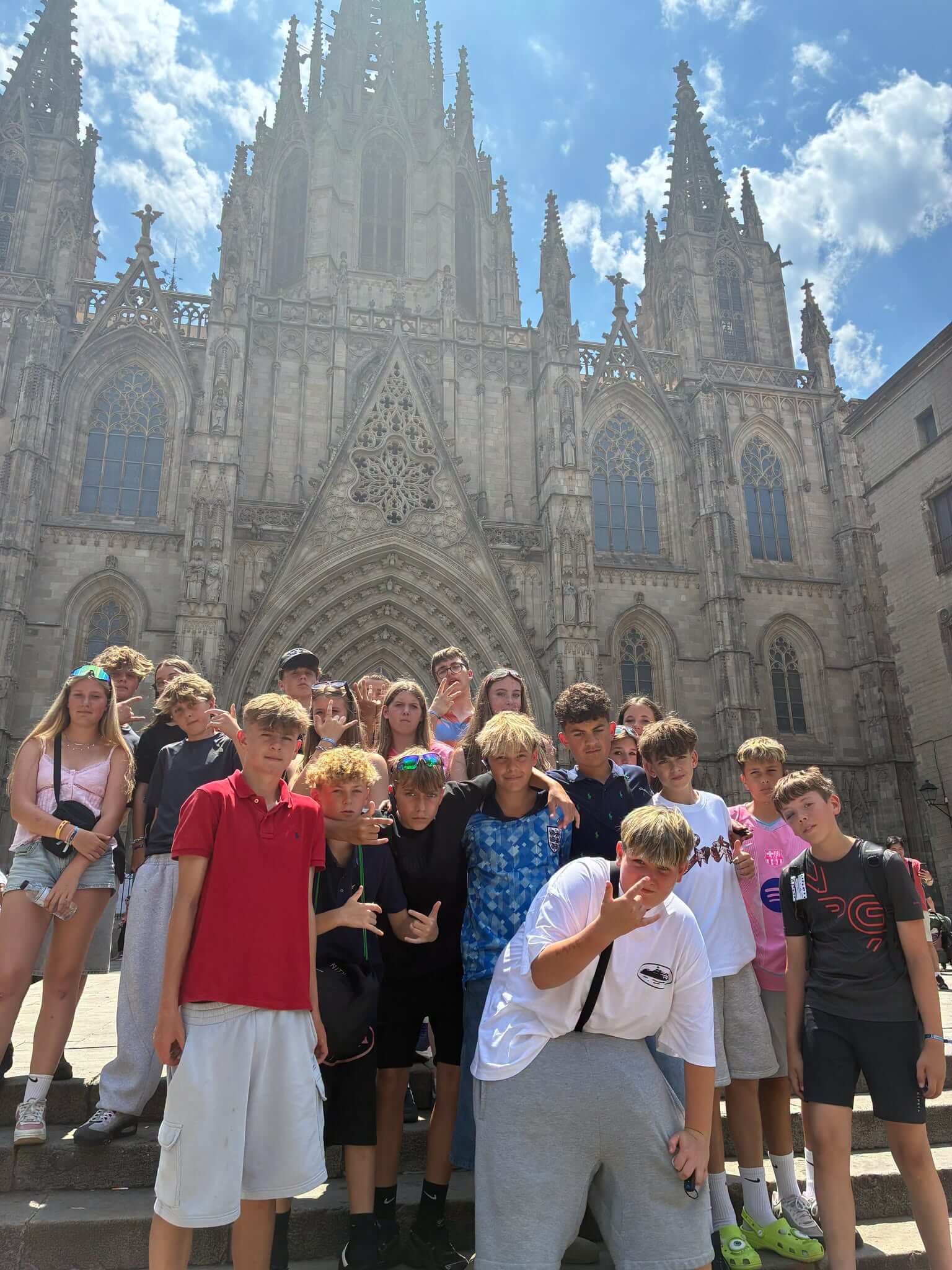 Pool Academy students on their Spanish adventure in Barcelona