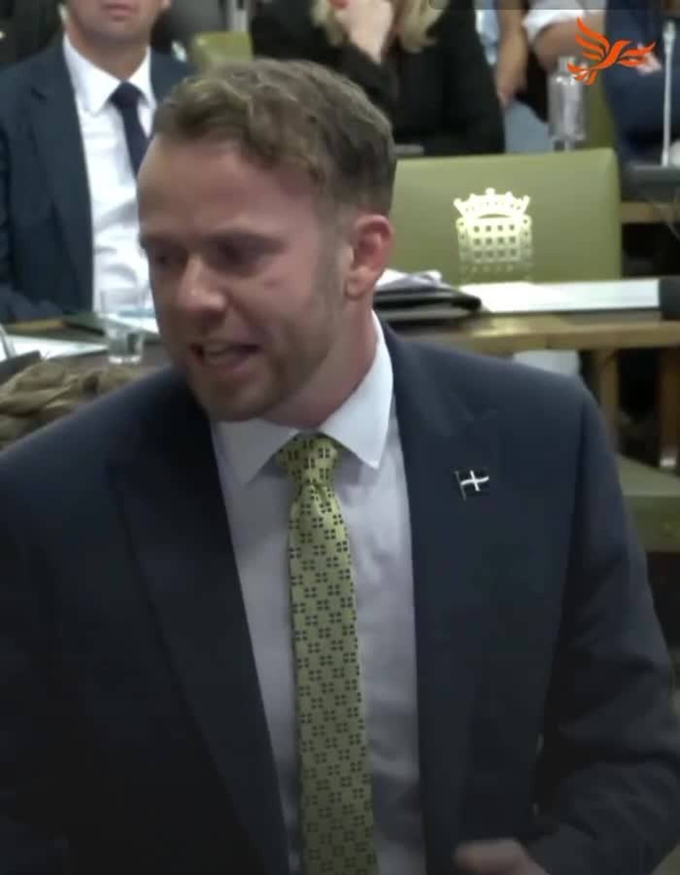 Ben Maguire MP speaking in the House of Commons