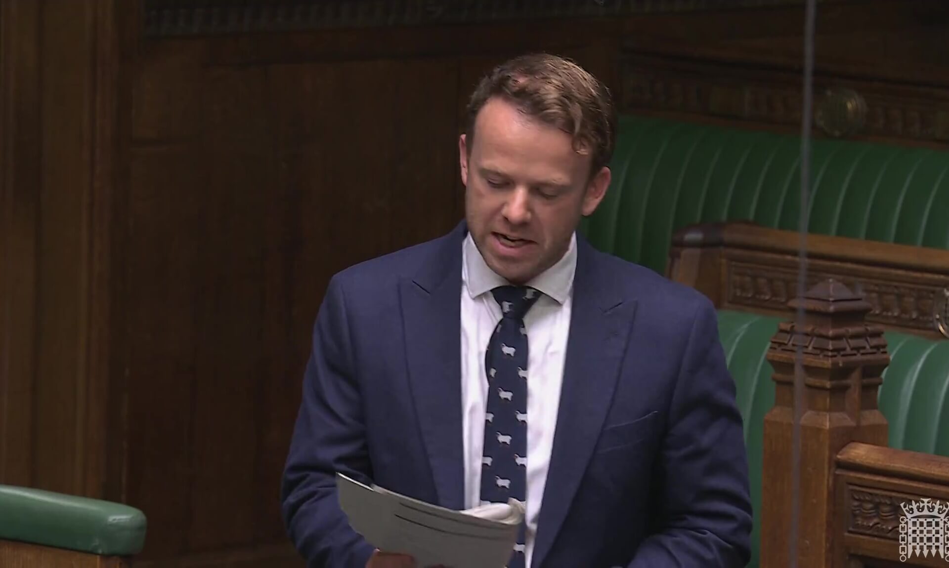 Ben Maguire MP speaking in the House of Commons