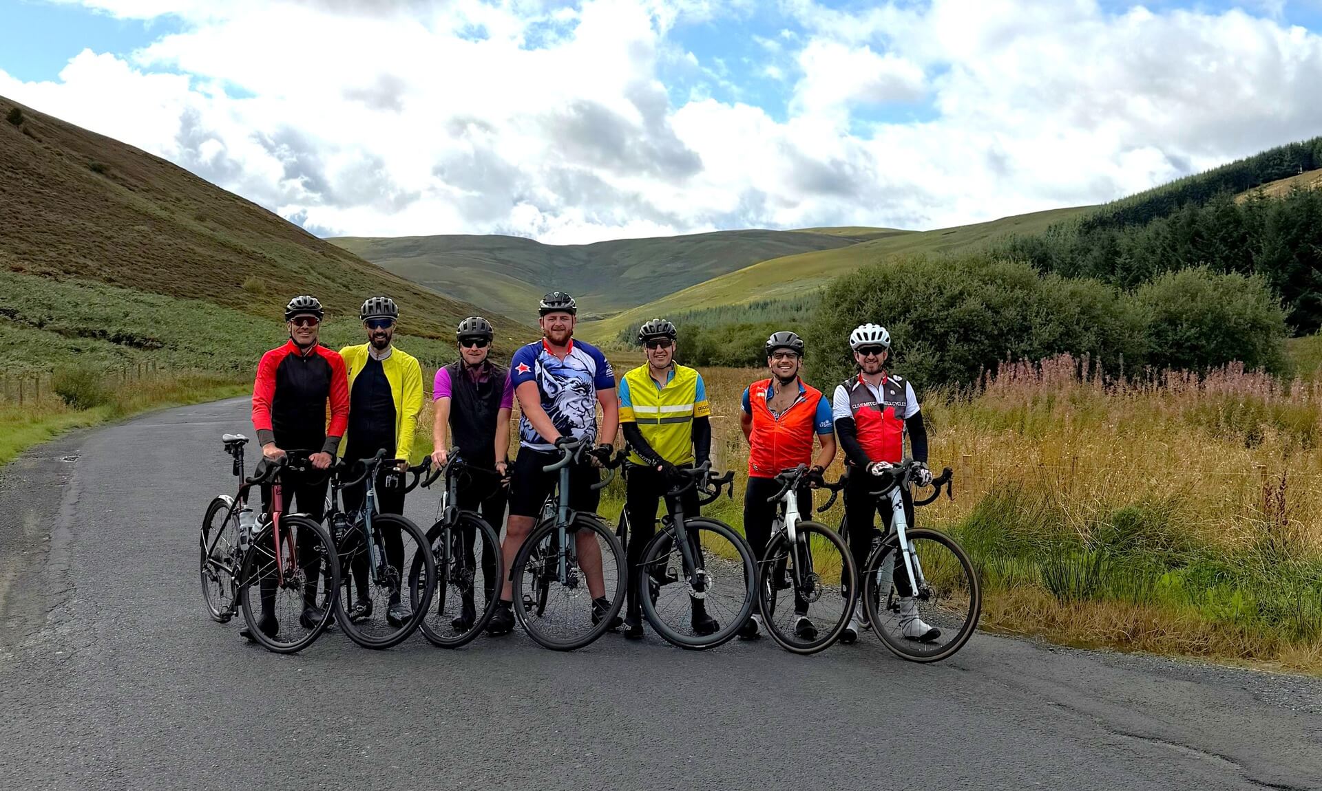 The Cycle for Michael team of Bodmin engineers on the JOGLE route