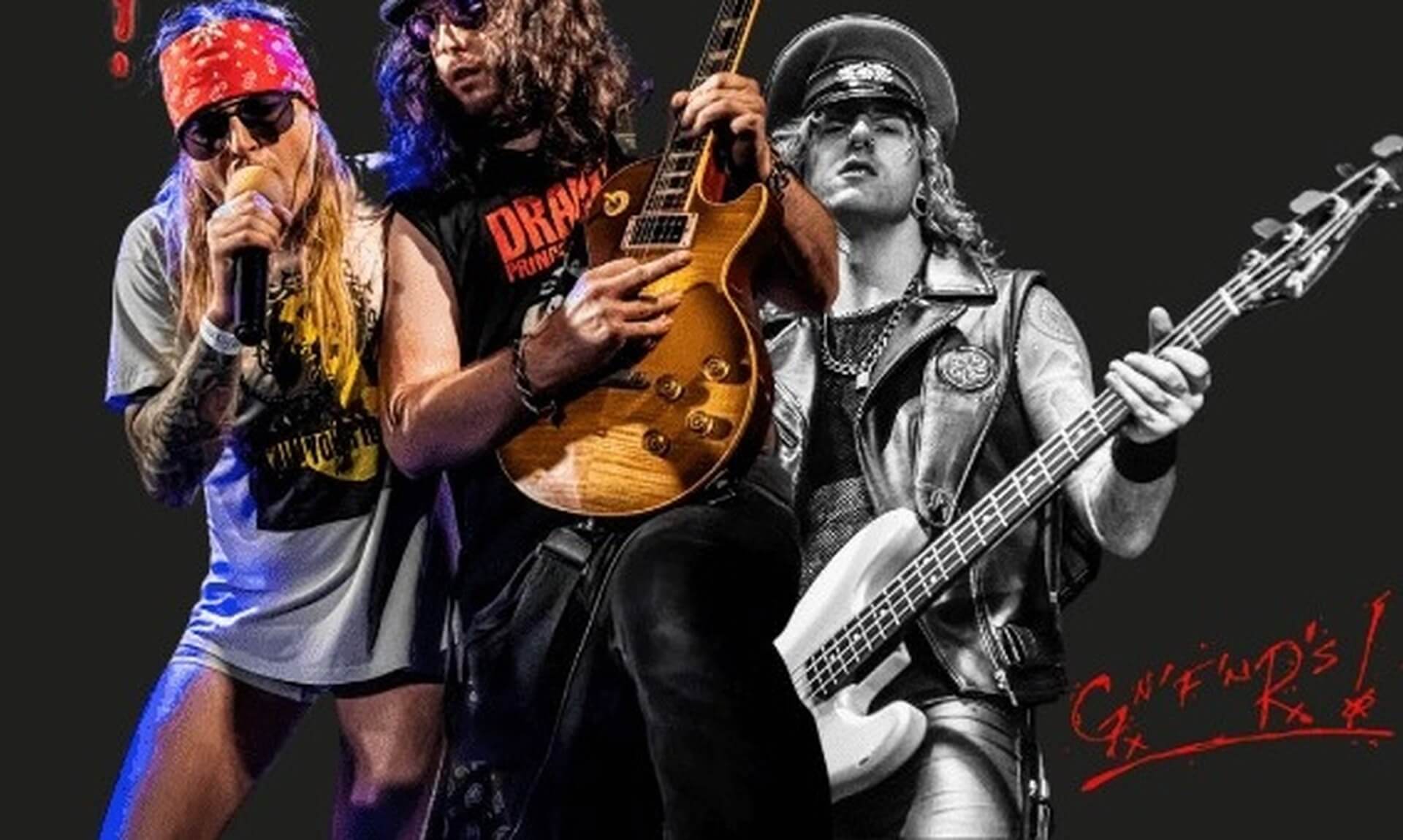 The Guns N Roses Experience performing on stage