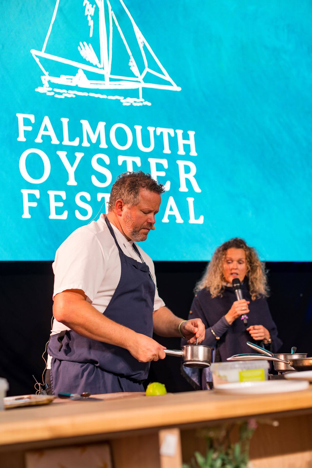 Falmouth Oyster Festival 2026 - working boats on the water