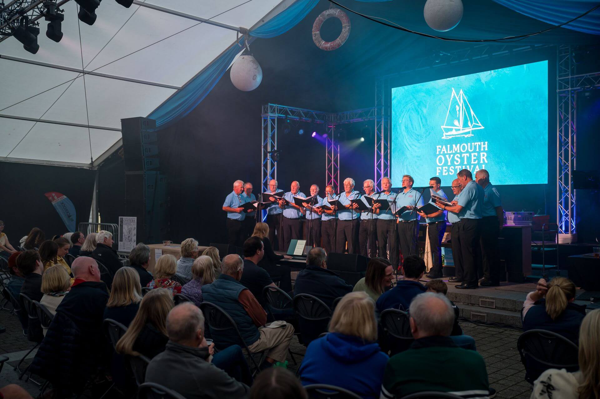 Falmouth Oyster Festival 2026 - live music on the main stage