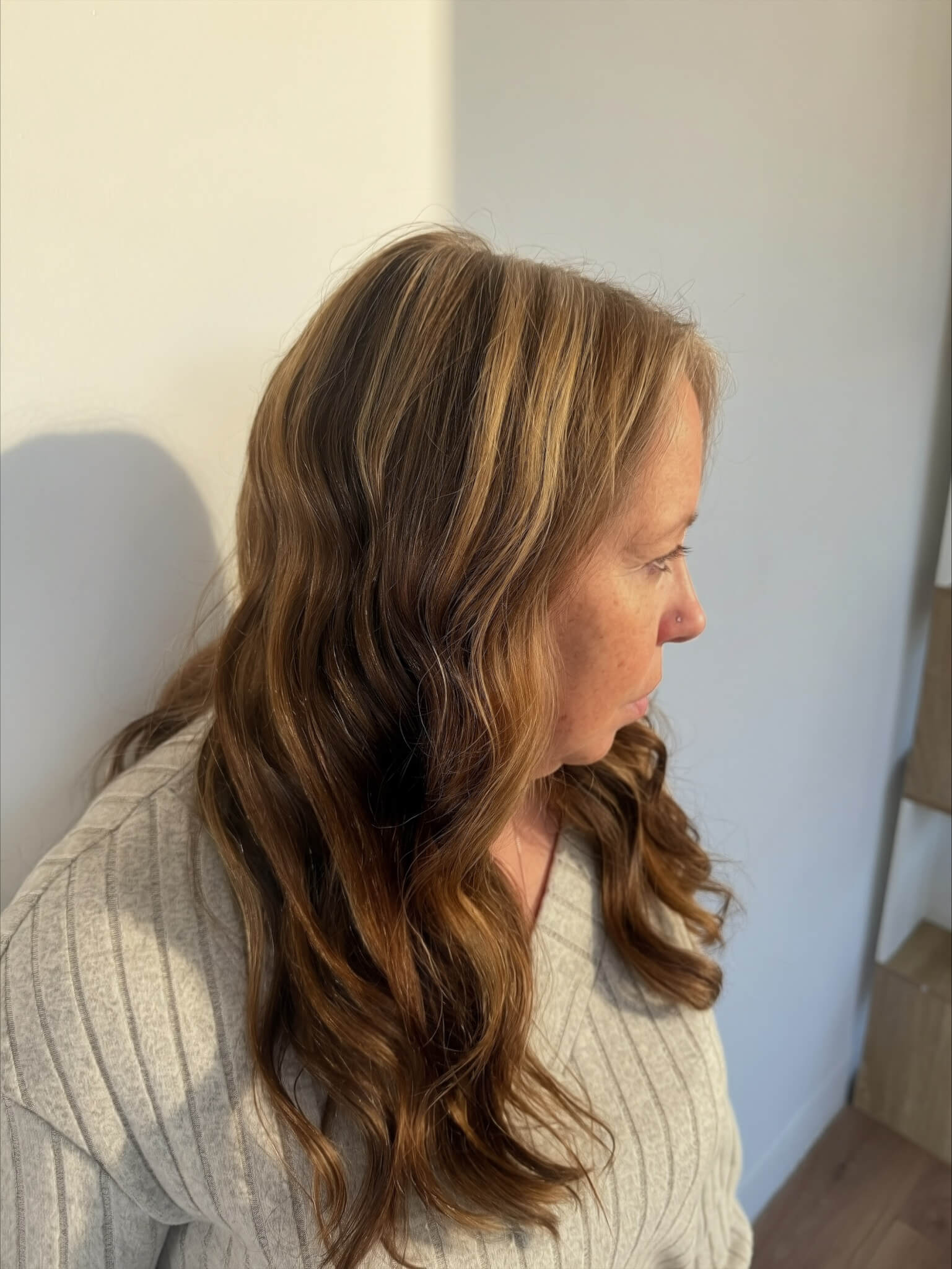 Balayage colour work by Olivia at The Liv Bridal Hair Studio