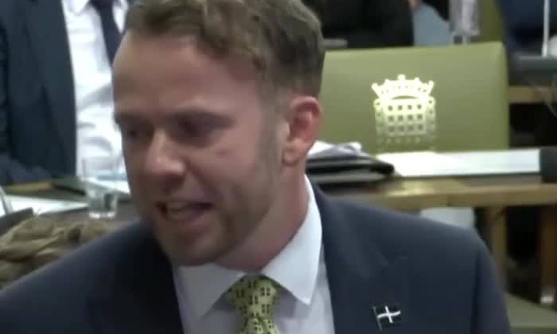 Ben Maguire MP speaking in the House of Commons