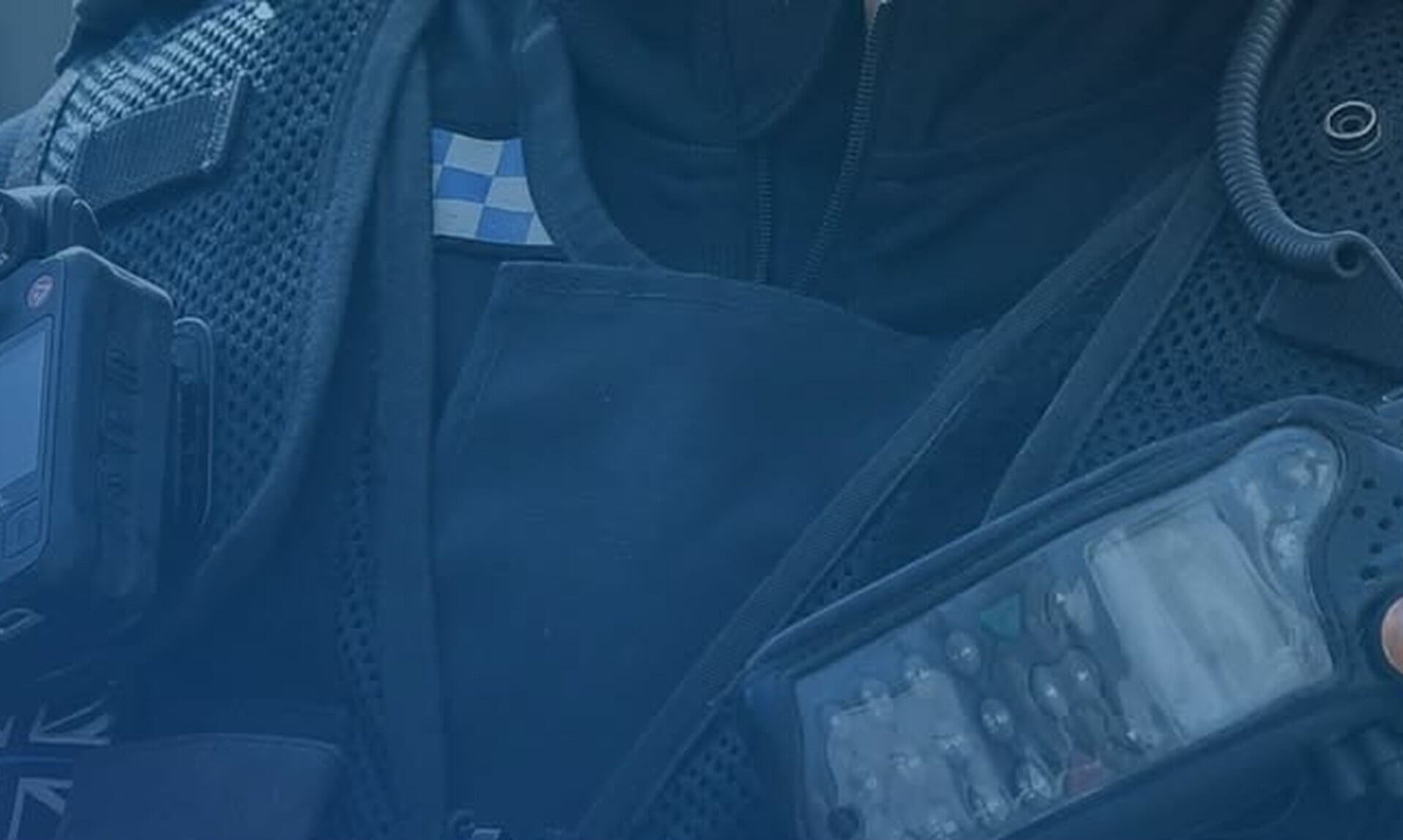 Police officer's body-worn camera and radio