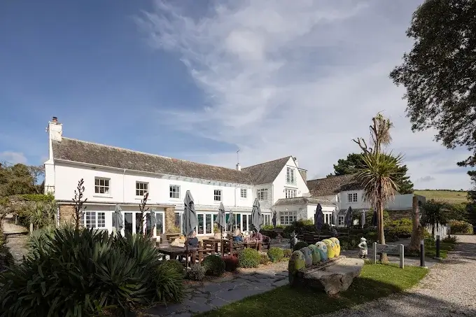 Talland Bay Hotel and gardens between Looe and Polperro