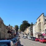 Lemon Street in Truro city centre lined with parked cars