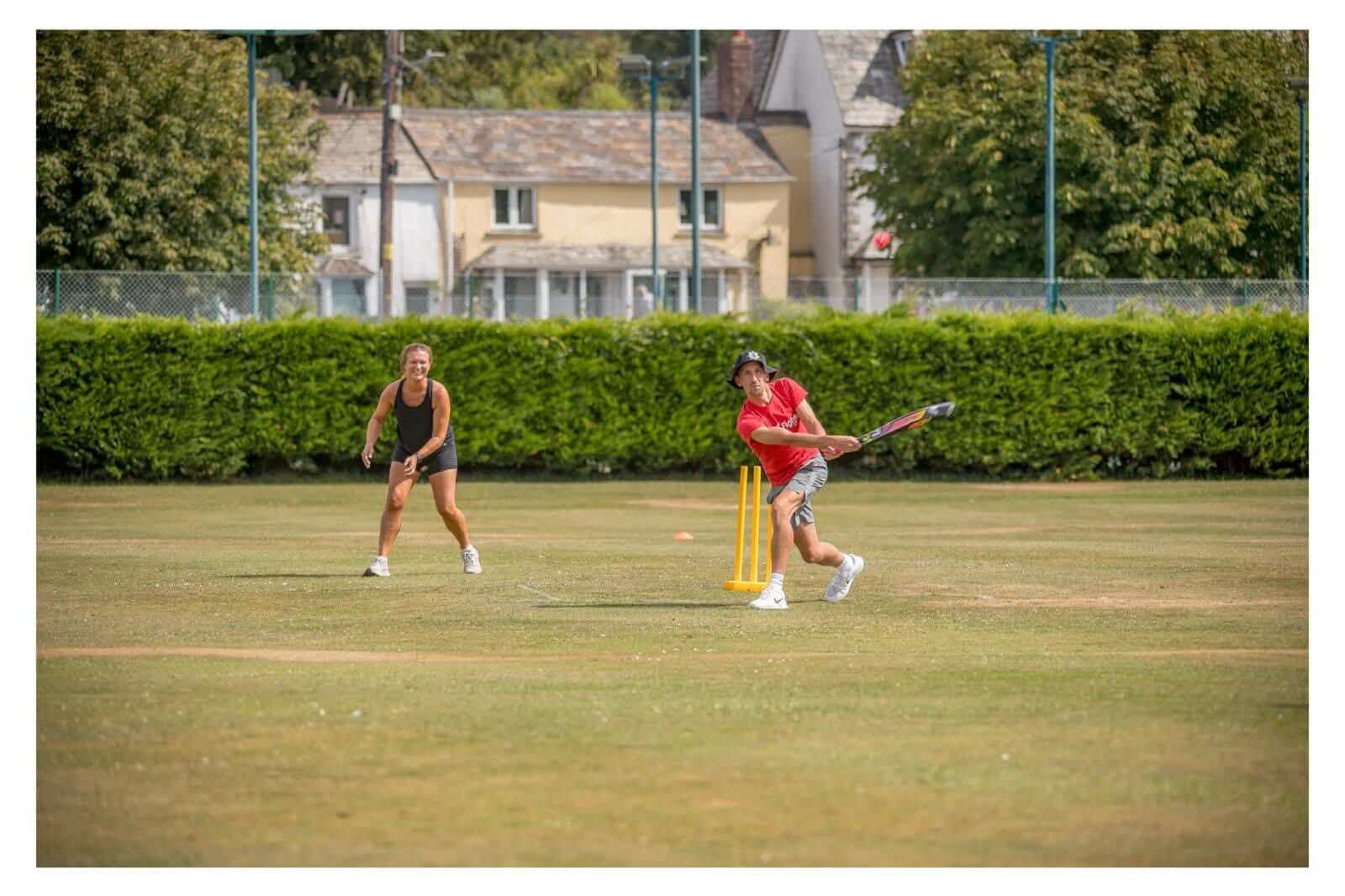 Community cricket match near Wadebridge