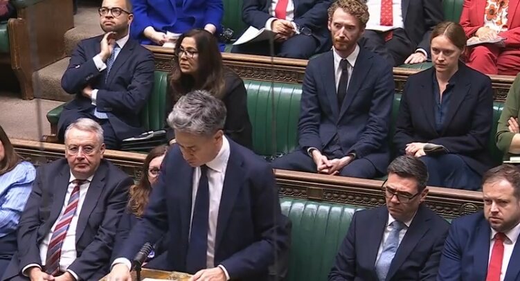 Anna Gelderd MP in the House of Commons Chamber for the foreign policy statement