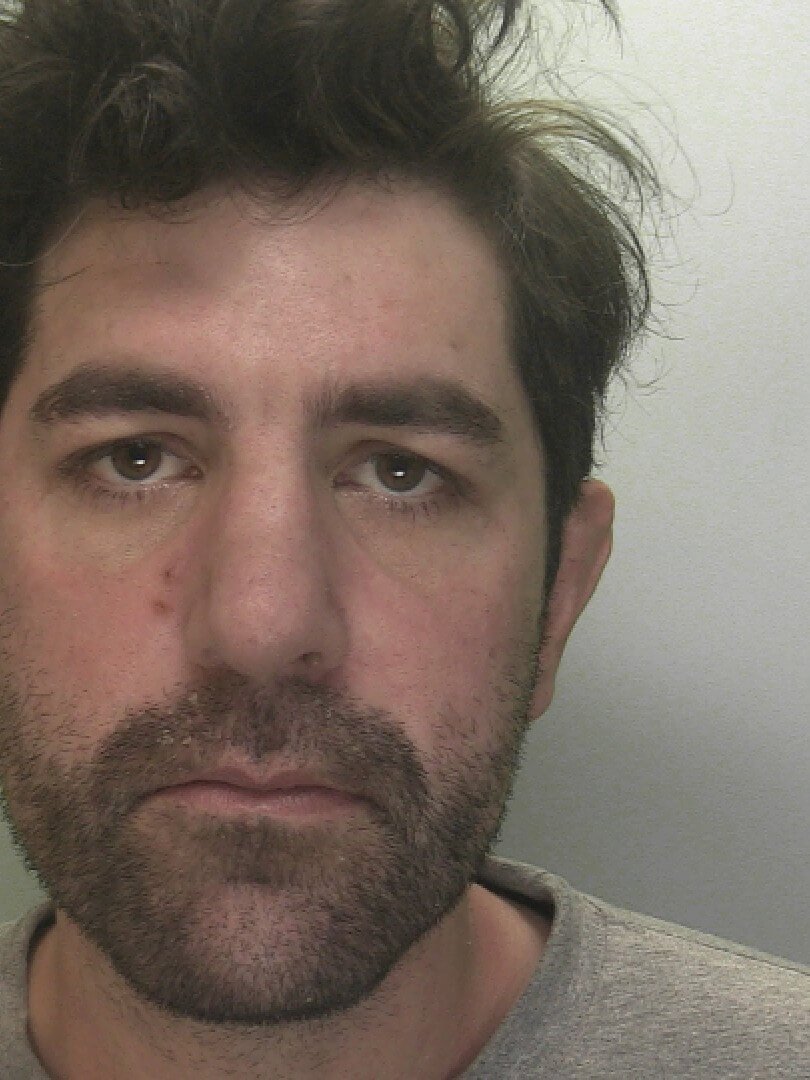 Police custody photo of William Mactavish, wanted in connection with an allegation of stalking