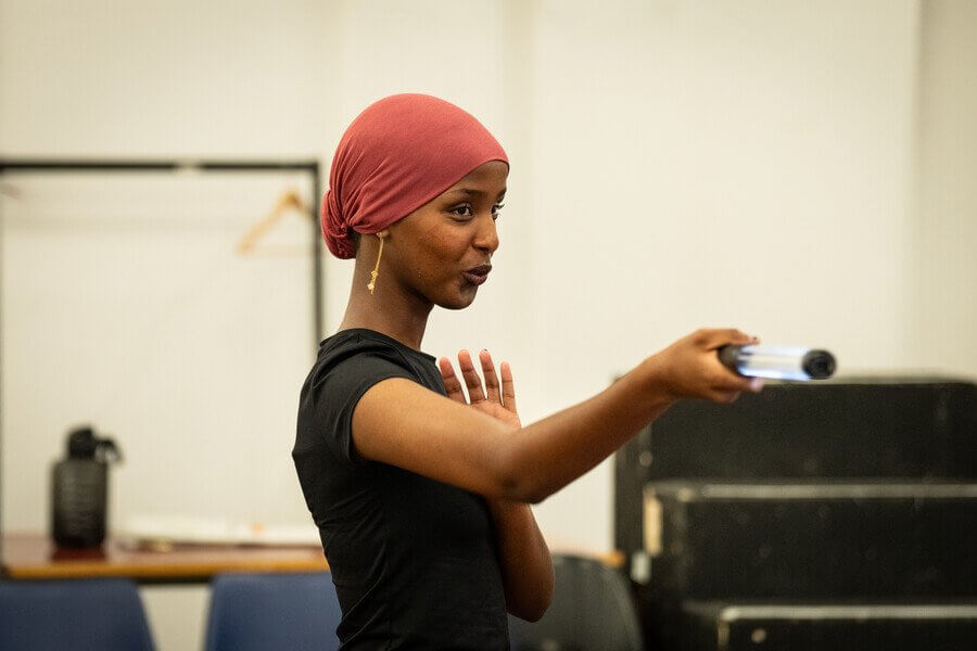 First Encounters: Julius Caesar rehearsal