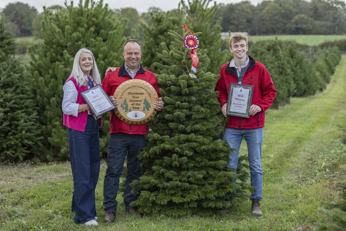 York Christmas Trees team with the Christmas Tree Grower of the Year award