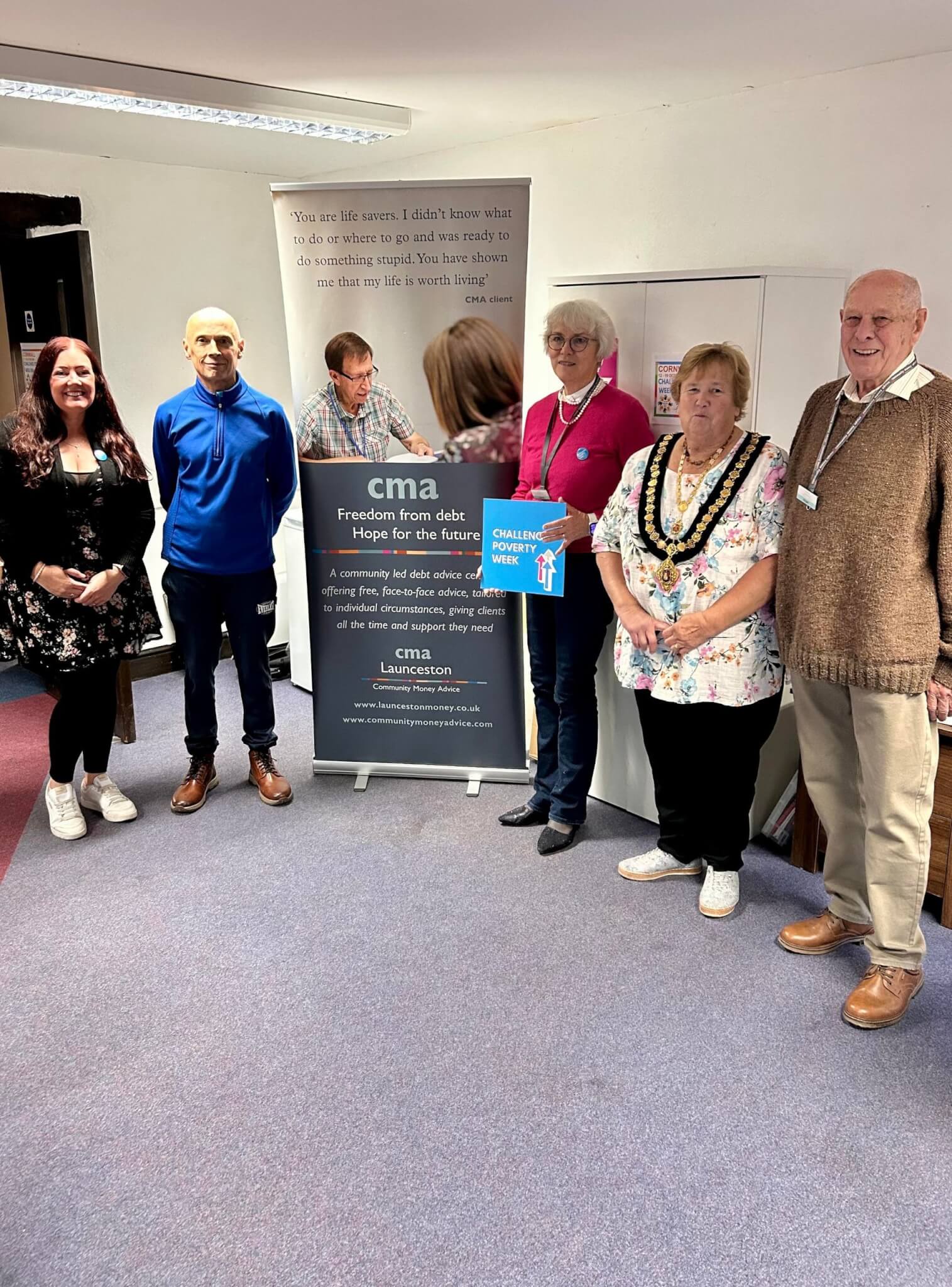 Guests and volunteers at the CMA Launceston coffee morning