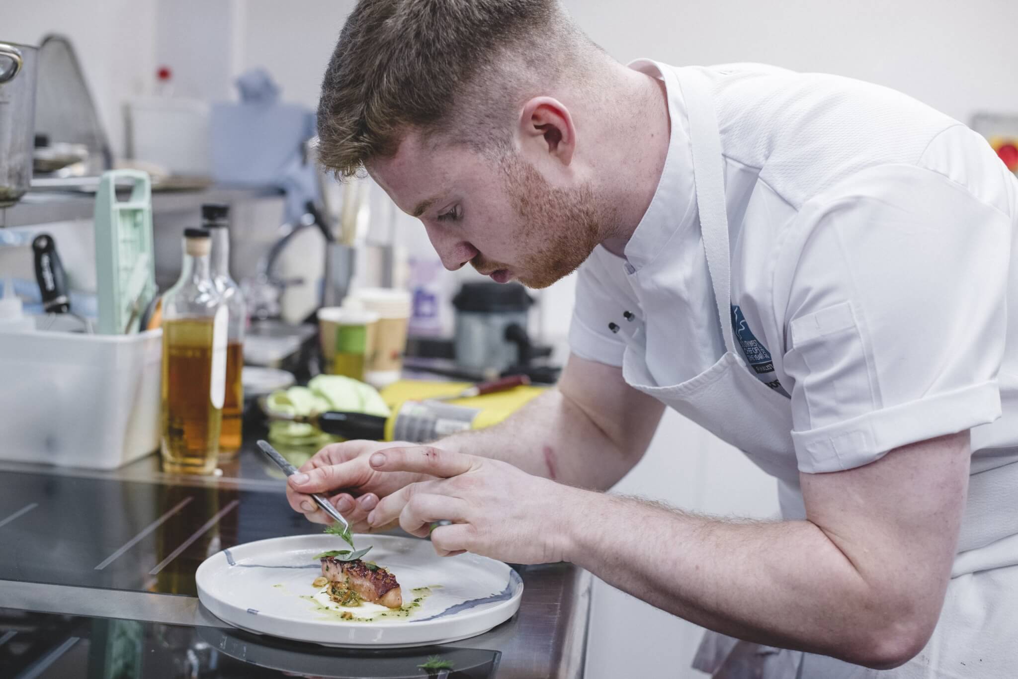 Harrison Holmes cooking